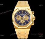 OM Factory Swiss Replica Audemars Piguet Royal Oak Chronograph Blue Dial Mens Watch